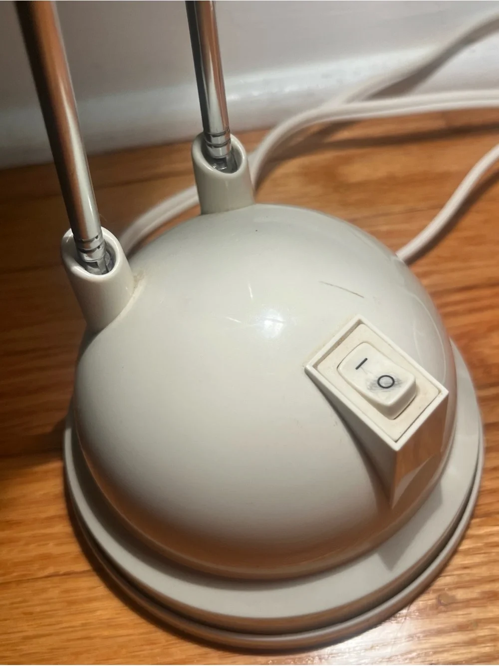 IKEA ESPRESSIVO Desk Lamp Dual Arm White Adjustable Modern Light